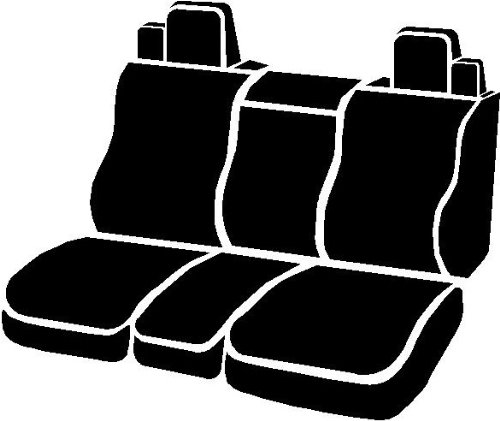 Fia TRS47-20 Gray TRS40 Solid Wrangler Seat Covers for Jeep - Front Split 40/20/40 Design, Saddle Blanket Style - Perfect for Off-Roading & Truck Customization