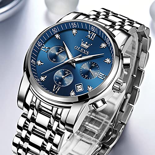2858-silver Blue Face