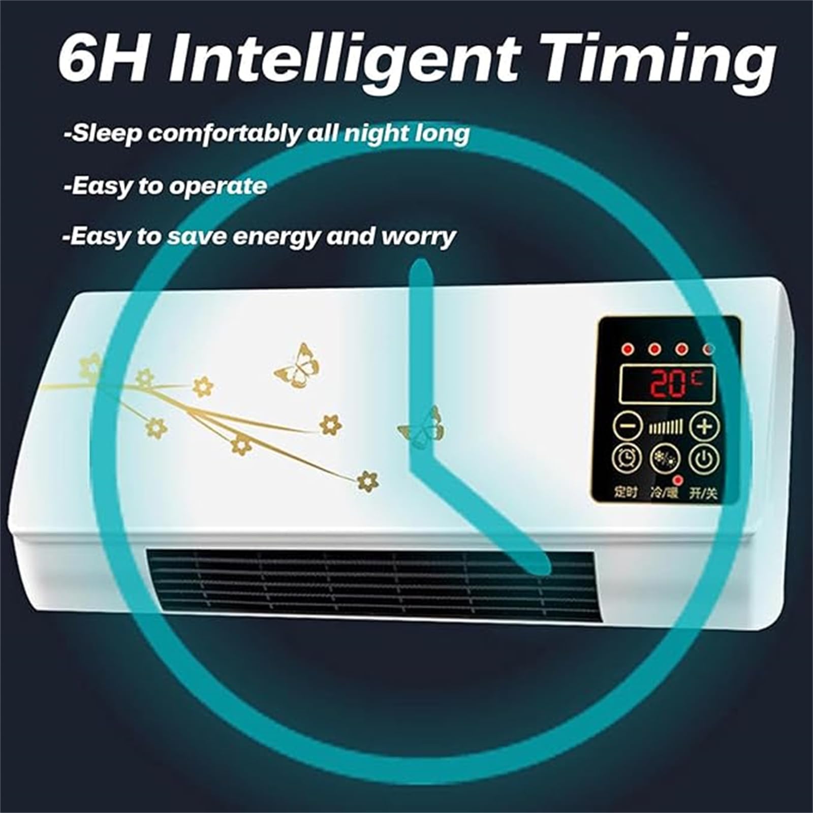 Lesangel SplitMax Portable Air Conditioner - 110V Compact Cooling Unit with Red Design | Perfect for Bedrooms, Offices & Small Spaces