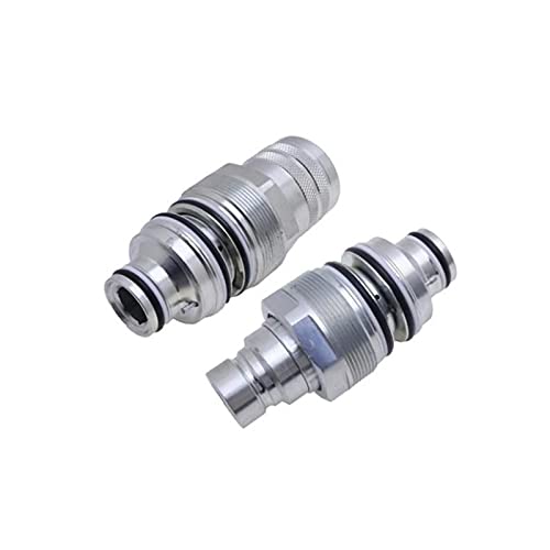 Hydraulic Quick Connect Coupler Set - V0511-77140 Male & V0511-77150 Female - Compatible with Kubota Tractors - Ideal for Hydraulic Systems, Farm Equipment, and Heavy Machinery