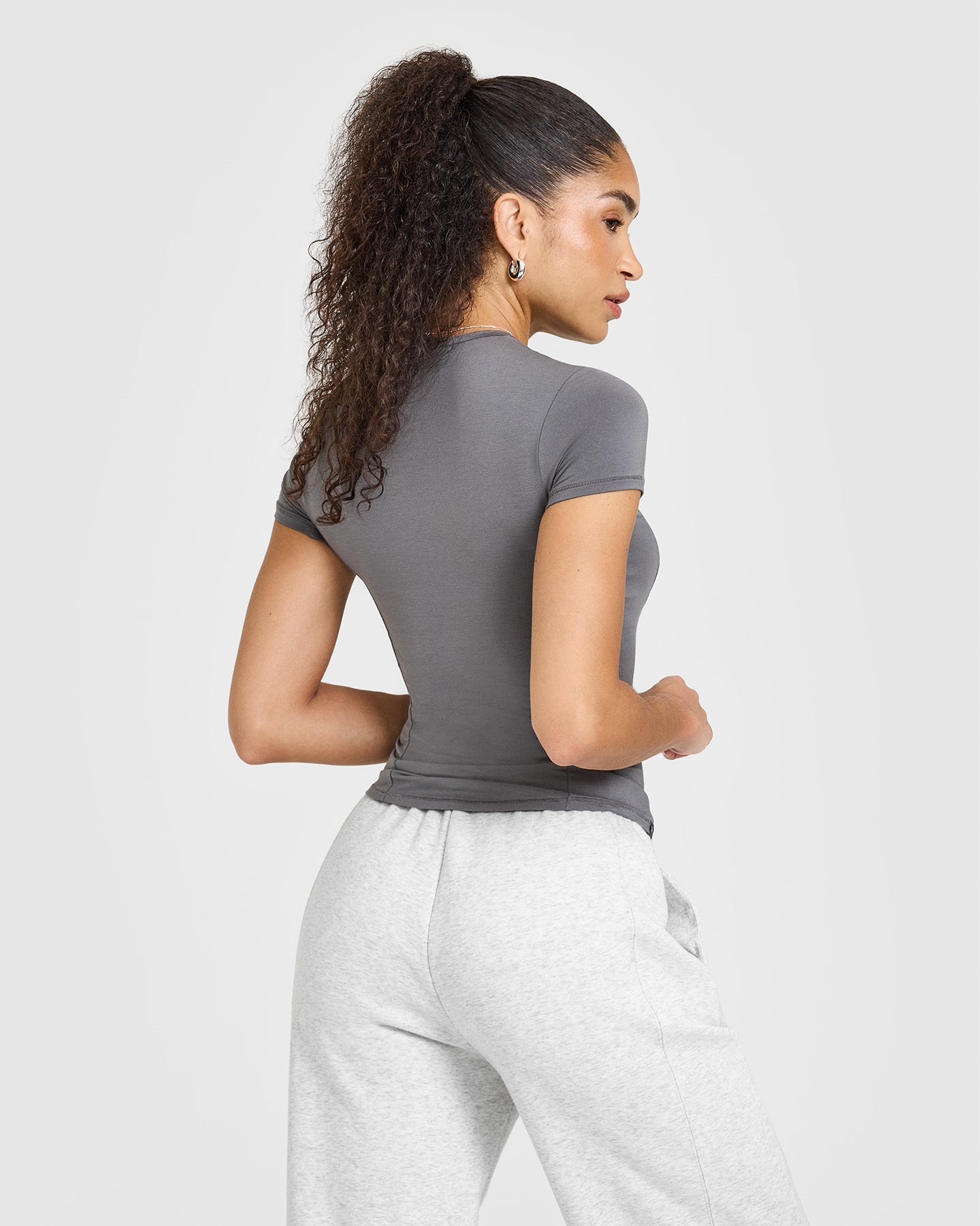 Mellow™ Soft Short Sleeve T-Shirt for Men & Women - Comfortable Cotton Tee in Ash Grey | Casual Wear, Lounge, Everyday Outfits
