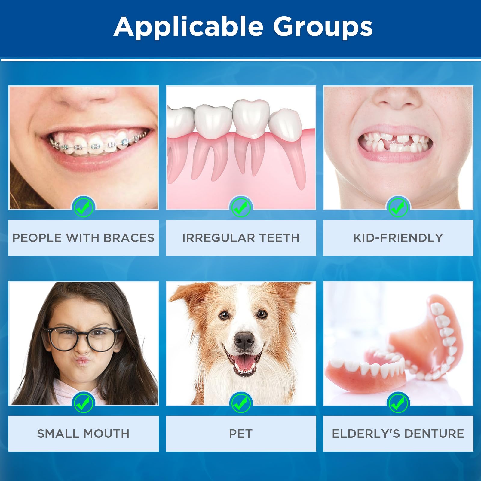 Orthodontic Toothbrush Set - 6 Pack Ultra Soft Bristles for Braces, Implants & Retainers | Small Head Design for Detailed Teeth Cleaning | Gentle Gum Care & Dental Hygiene Essential for Adults & Kids