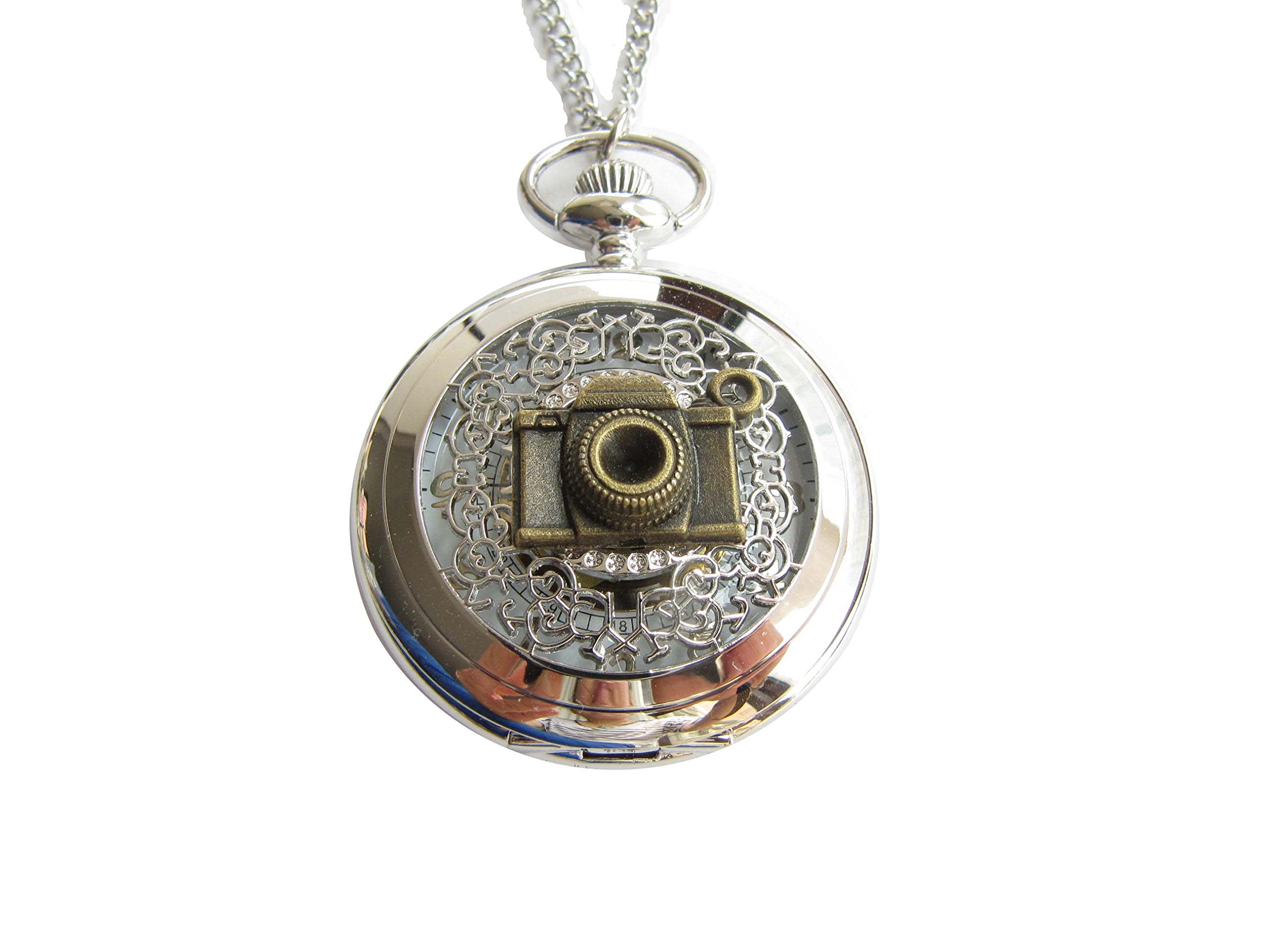 Mini Spy Camera Necklace - Hidden Camera Jewelry for Photographers & Travelers - Perfect Gift for Photography Enthusiasts - Discreet Recording for Travel, Events & Security