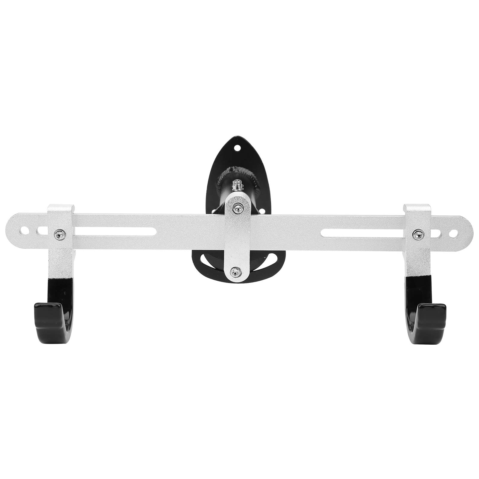 Qqmora Adjustable Rubber Bike Wall Hook - Space Saving Bicycle Rack Hanger for Mountain Bikes, Road Bikes & Indoor Storage - Perfect for Garage, Apartment & Small Space Organization