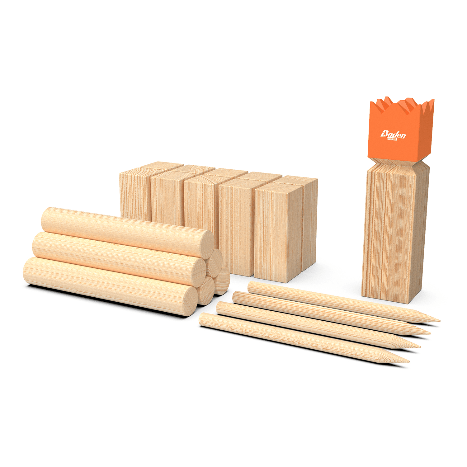 Champions Series Kubb Game Set - Premium Viking Chess Outdoor Lawn Game for Adults & Kids - Perfect for Backyard, Beach, Picnic, and Camping Fun