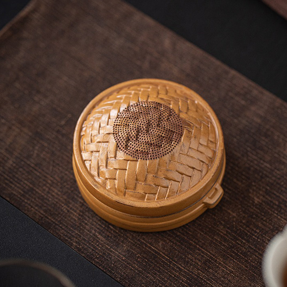 Premium Ceramic Xiaolongbao Tea Strainer Set - Fine Mesh Infuser for Loose Leaf Tea, Herbal Tea, and Blooming Tea - Perfect for Home, Office, and Tea Ceremonies