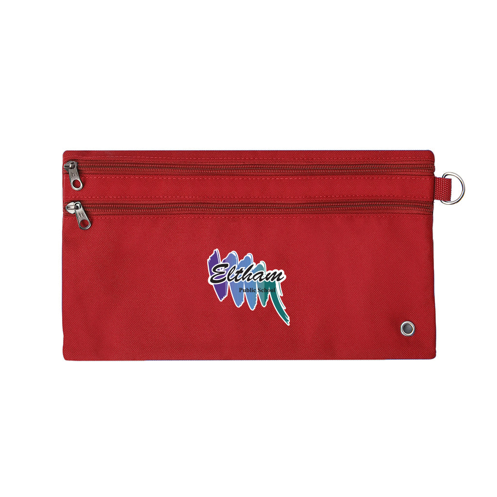 Eltham School Pencil Case - Durable Zipper Pouch for Students, Kids & Office Supplies | Perfect for School, Work & Travel Organization