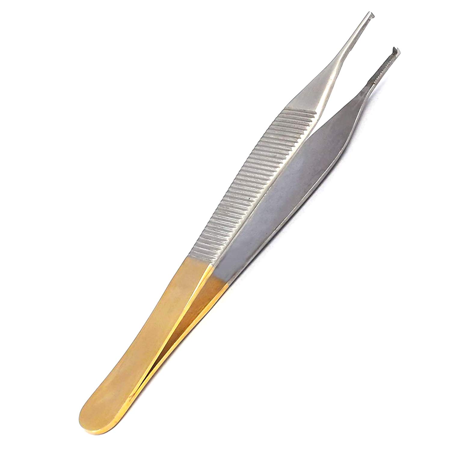 Surgical T/C Adson Tissue Kocher Forceps 1x2 Teeth 4.75