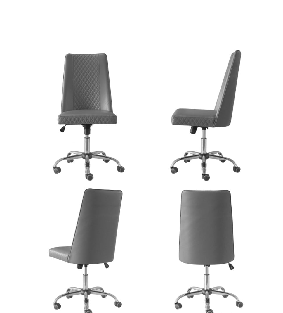 Estelle Ergonomic Office Chair with Rolling Base - Comfortable Swivel Desk Chair for Home & Office Workspace