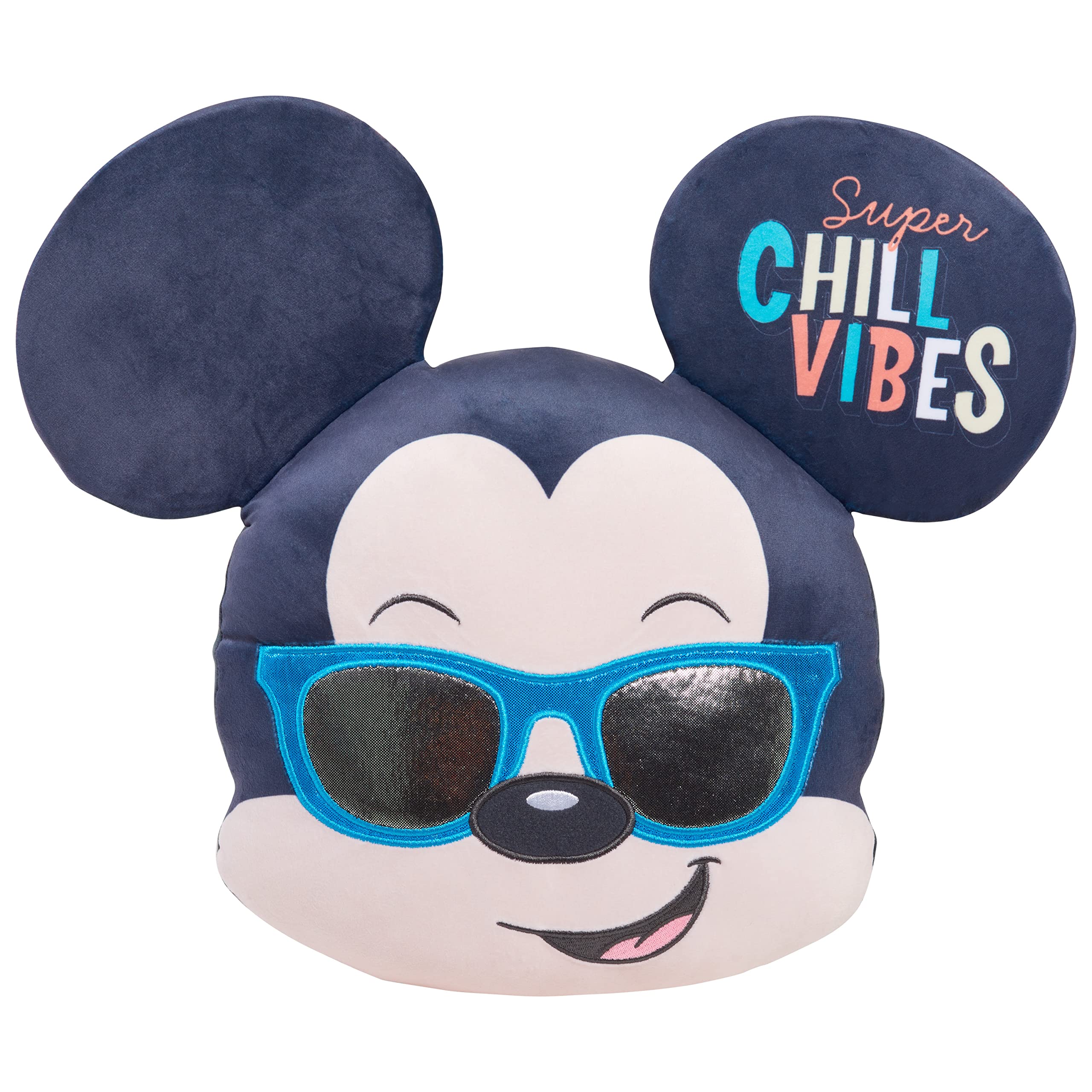 Disney Mickey Mouse 13-Inch Plush Toy for Kids Ages 2+ - Soft & Cuddly Character Head Stuffed Animal, Amazon Exclusive - Perfect for Playtime, Gifts & Disney Themed Bedroom Decor