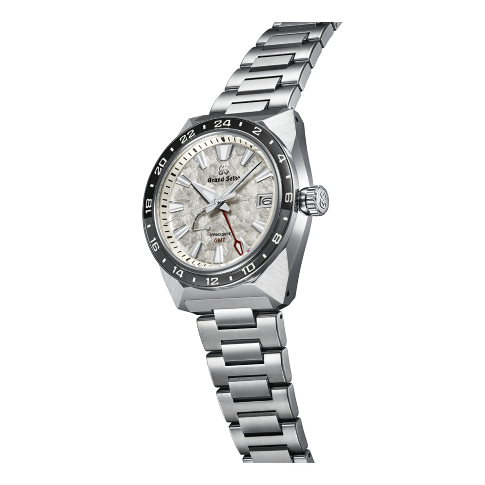 SBGE307 Sport Spring Drive GMT Titanium Watch 44.5mm Silver Bracelet - Perfect for Travel, Business & Luxury Sports Enthusiasts