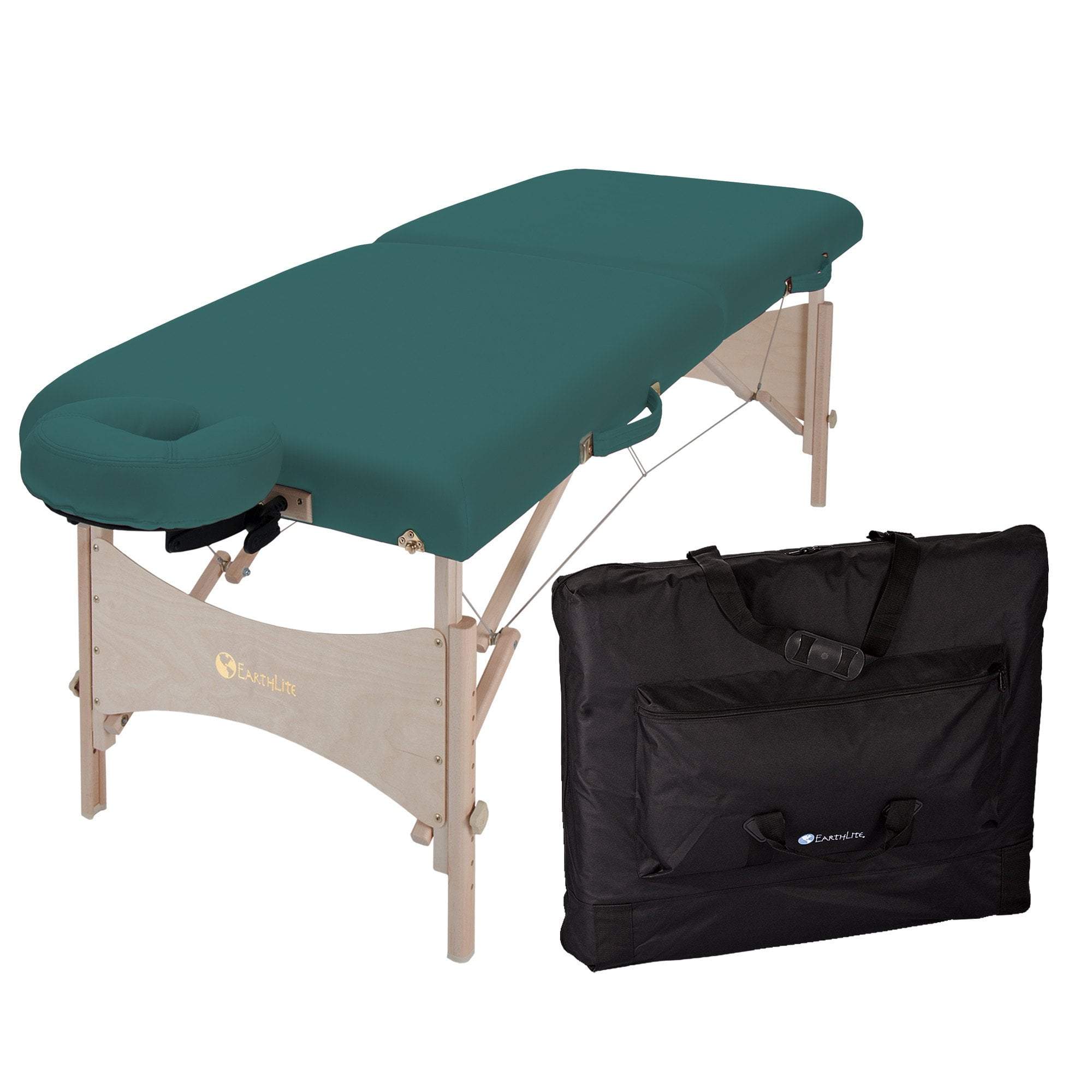 Earthlite Harmony DX Portable Massage Table with Carrying Case - Professional Foldable Massage Bed for Home, Spa & Therapy - Perfect for Therapists & Relaxation