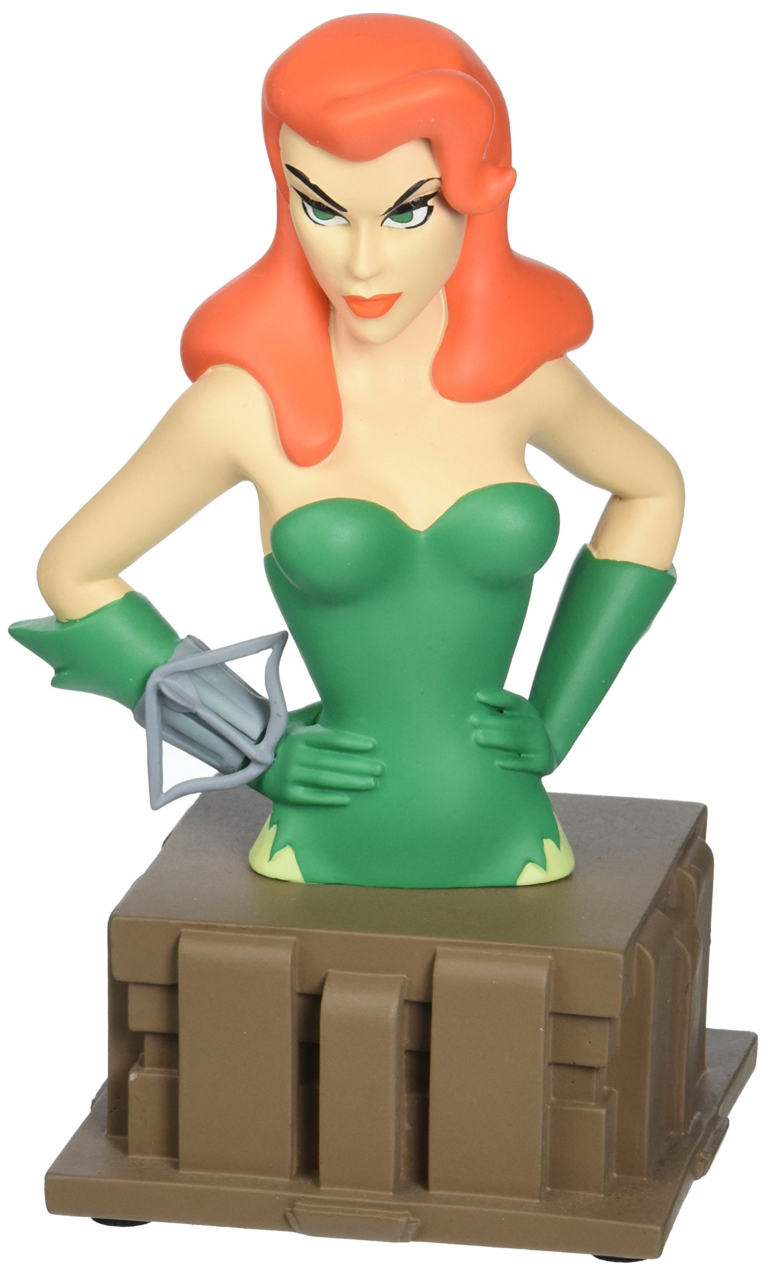 Batman The Animated Series Poison Ivy Resin Bust Statue by Diamond Select Toys - Collectible DC Comics Villain Figure for Display & Home Decor