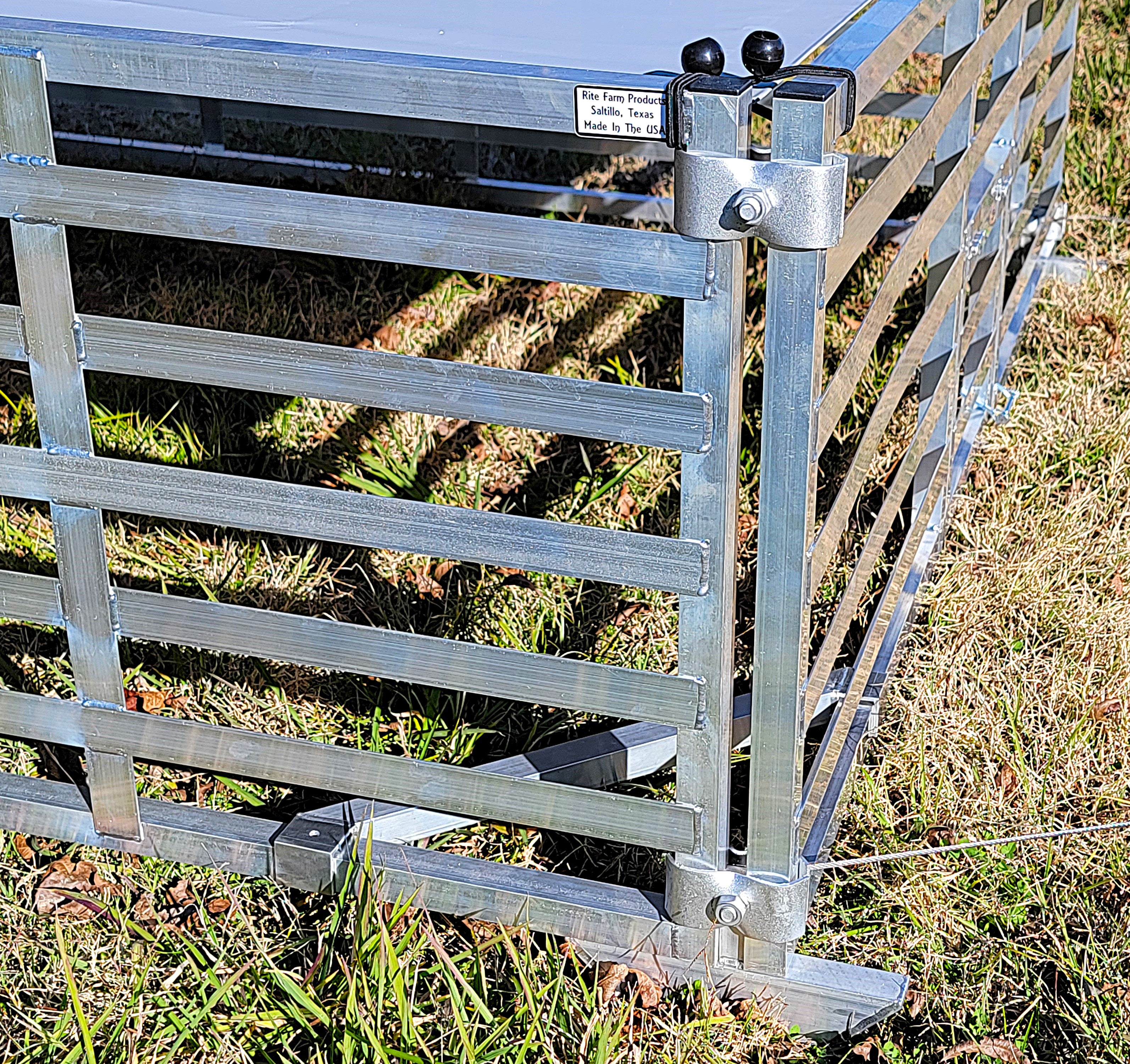 Rite Farm 5'x5' Aluminum Mobile Chicken Tractor Coop for Broilers & Poultry - Portable Poultry Pen for Free-Range Farming, Backyard Chicken Raising & Meat Bird Production