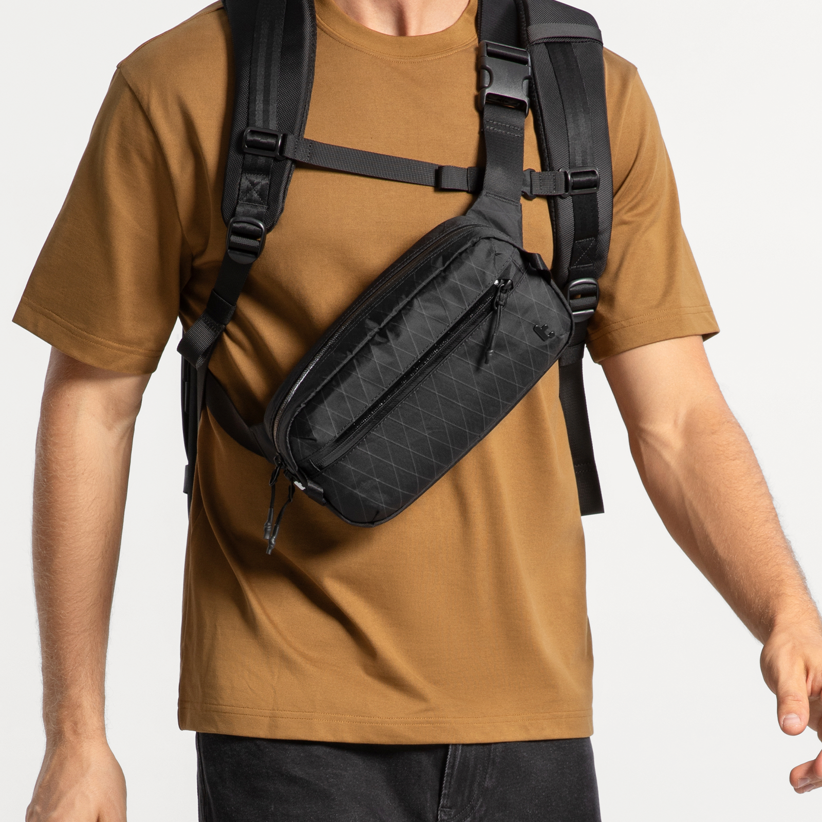 Aviator T35 X-Pac Chest Bag - Durable Crossbody Sling Pack for Outdoor Adventures, Travel & Hiking - Water-Resistant & Lightweight