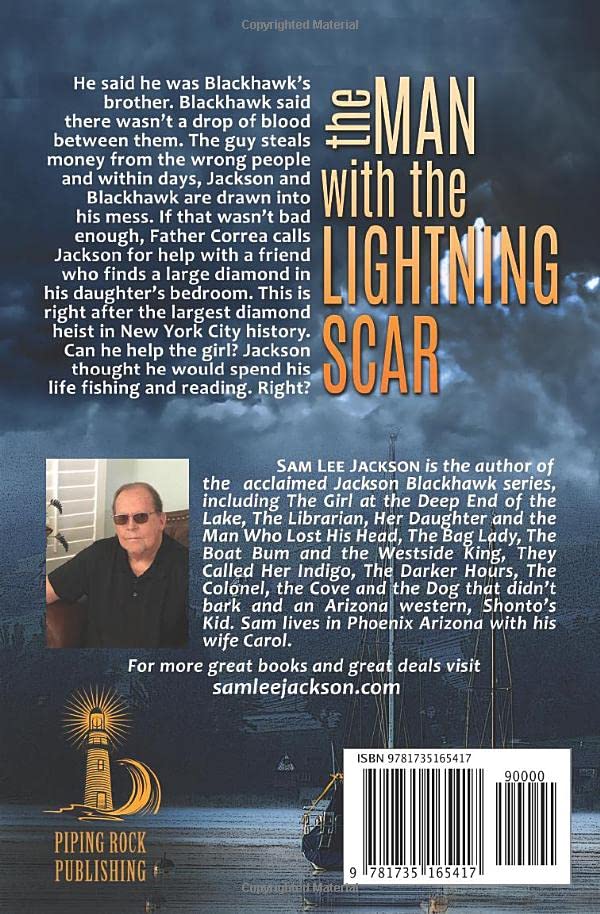 The Man with the Lightning Scar - Jackson Blackhawk Series Book | Mystery Thriller Novel for Adults | Perfect for Book Clubs & Late-Night Reading