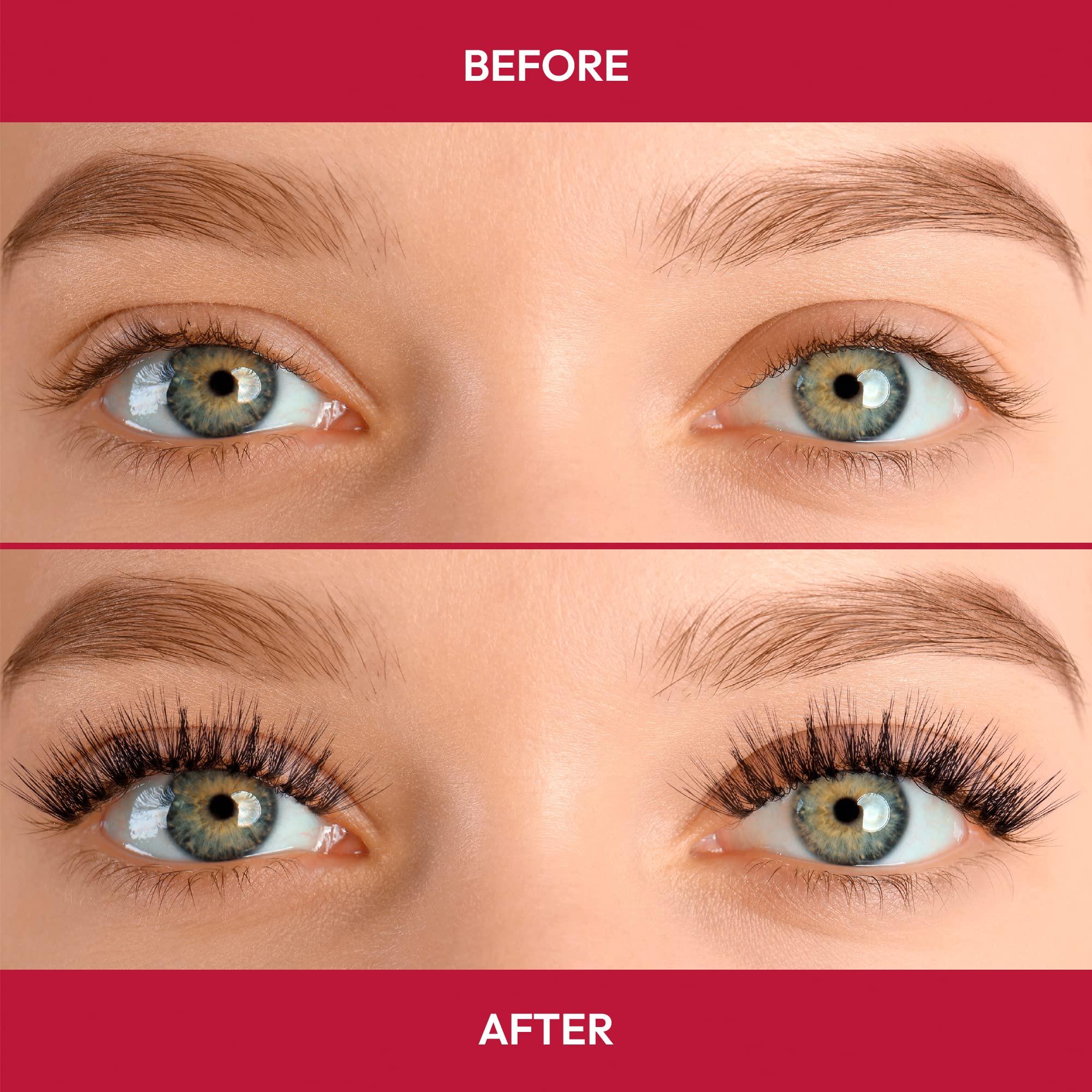 iENVY False Eyelashes Triple Black 3D Individual Lashes - Reusable Eyelash Clusters for 3X Volume & Dramatic Look (Long Length) | Perfect for Parties, Weddings & Special Occasions