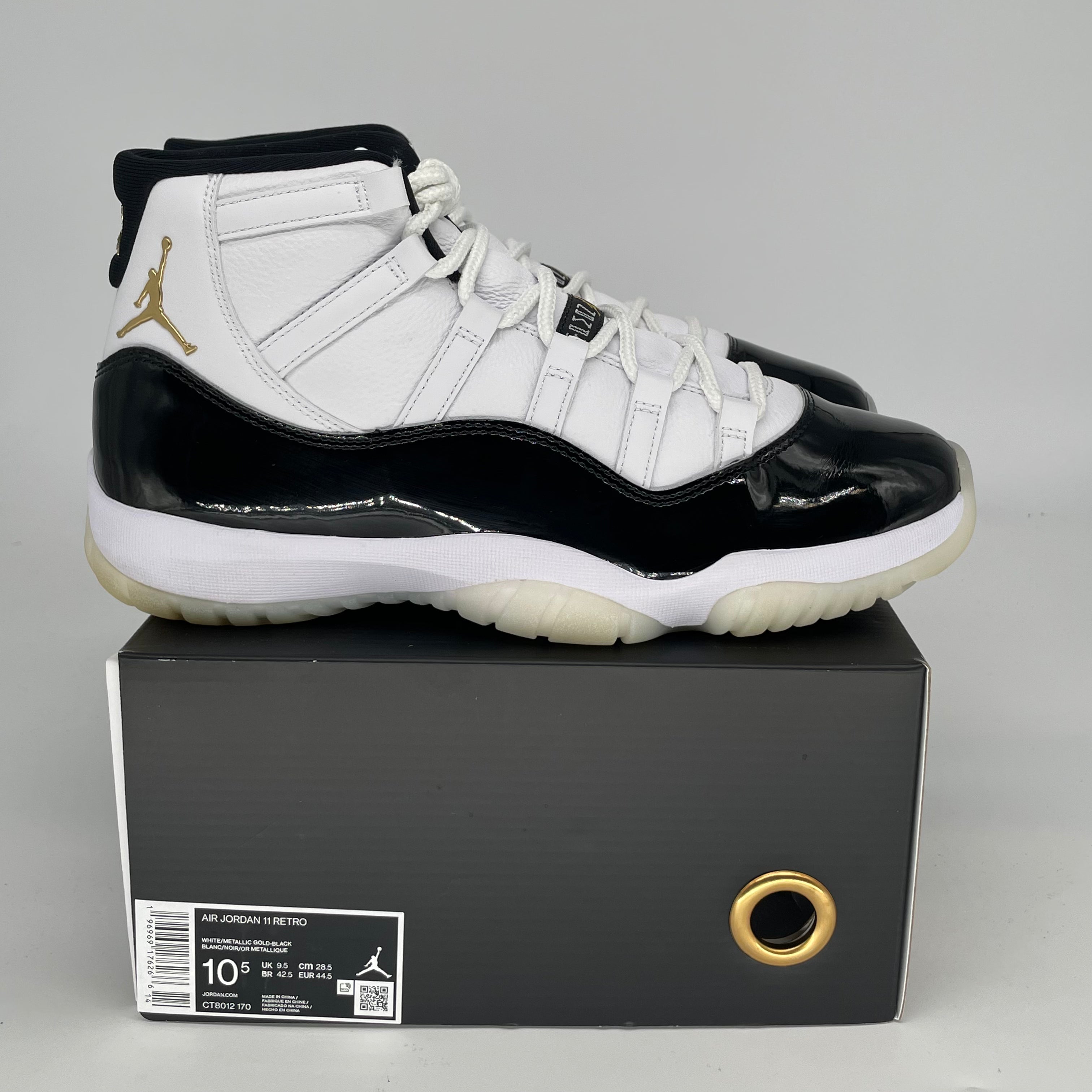 AIR JORDAN 11 DMP GRATITUDE Basketball Shoes Men's Size 10.5/Women's 12 (CT8012-170) - Retro Sneakers for Sports, Fashion & Casual Wear