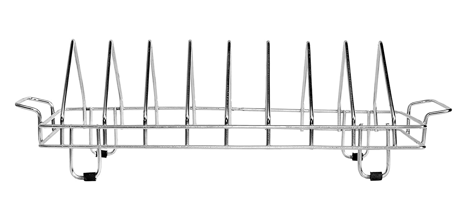 Premium Stainless Steel Dish Rack & Plate Holder - 10 Plate Capacity - Kitchen Organizer for Plates, Lids & Utensils - Durable Space-Saving Storage for Countertop or Cabinet - Ideal for Home, Restaurant & Commercial Kitchens