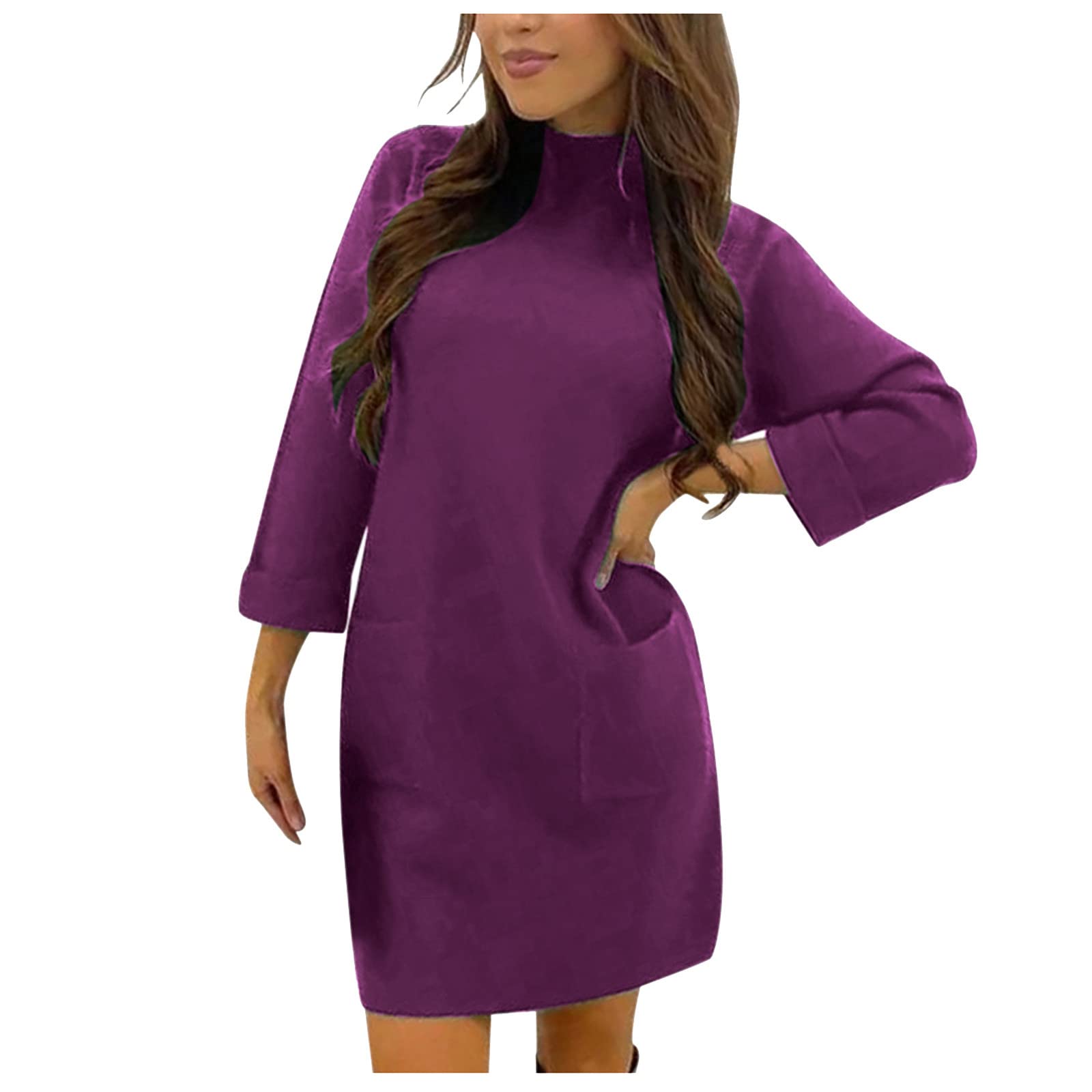 Floral Summer Dresses for Women - Slim Fit Casual Long Sleeve & Sleeveless Lightweight Sweater Dresses | Perfect for Beach Vacations, Date Nights & Summer Outings
