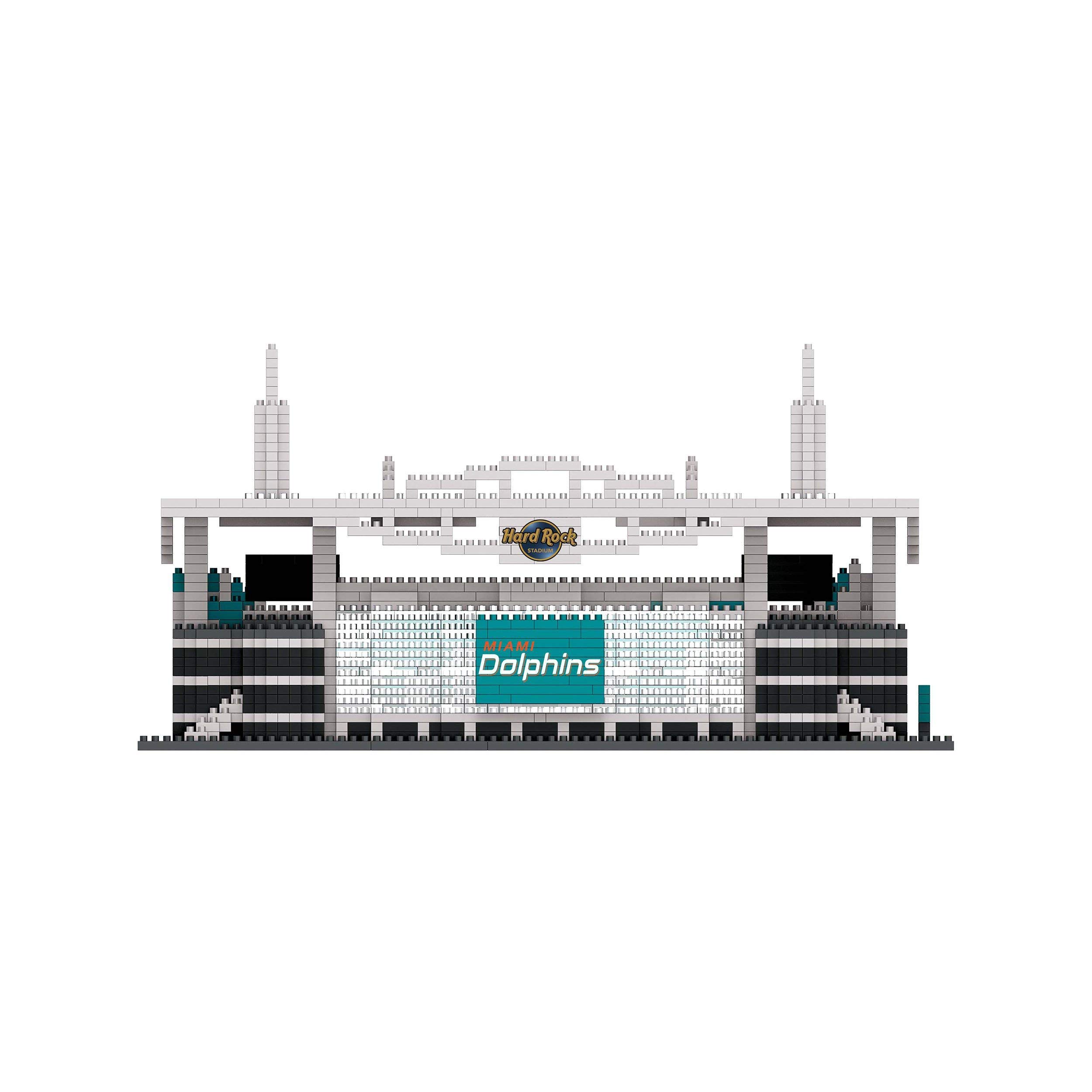FOCO NFL 3D BRXLZ Stadium Building Blocks Set - Official Licensed Team Building Toy for Adults & Kids - Perfect for Sports Fans, Collectors & STEM Learning Activities