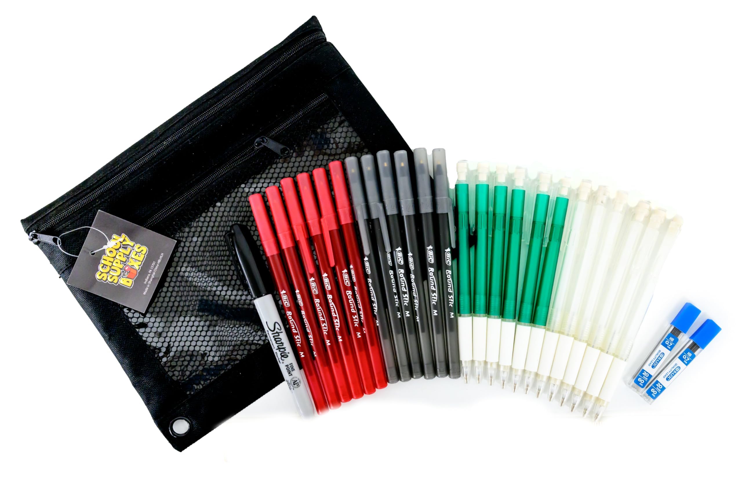 High School Back to School Bundle - 62 Piece School Supply Kit with 1