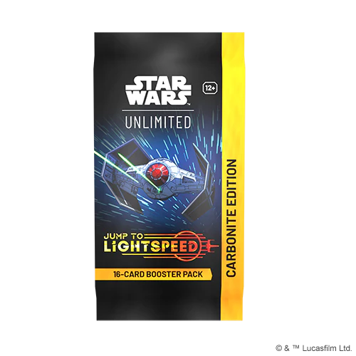 Star Wars: Unlimited Jump to Lightspeed Carbonite Edition Collector Booster Box - Premium Trading Cards for Collectors & Players - Perfect for Game Nights & Tournaments