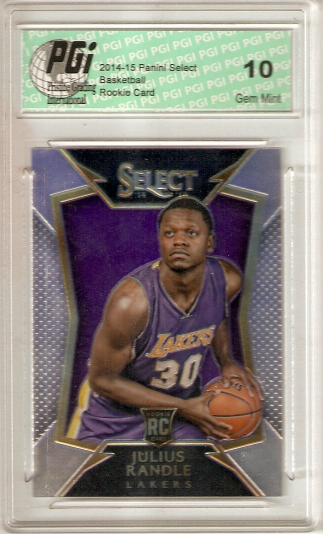 2014 Panini Select Julius Randle #89 Rookie Card - Silver Refractor PGI 10 Graded | Rare Basketball Collectible for NBA Fans & Memorabilia Enthusiasts - Perfect for Display, Investment & Sports Collections