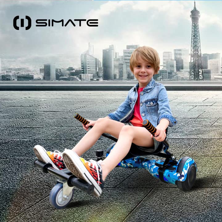 Self Balancing Hoverboard with Seat & Go-Kart Attachment - 6.5
