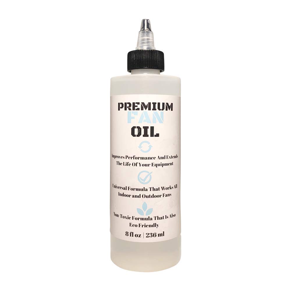 Universal Ceiling Fan Lubricant Oil - 8 Oz Bottle for Quiet, Smooth Fan Operation - Perfect for Home, Office, and Indoor Cooling Systems