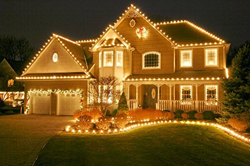 500 Pack C7/E12 Candelabra Base Christmas Lights - 5W Clear Outdoor Replacement Bulbs for Holiday Decorations, Tree Trimming, and Festive Home Lighting