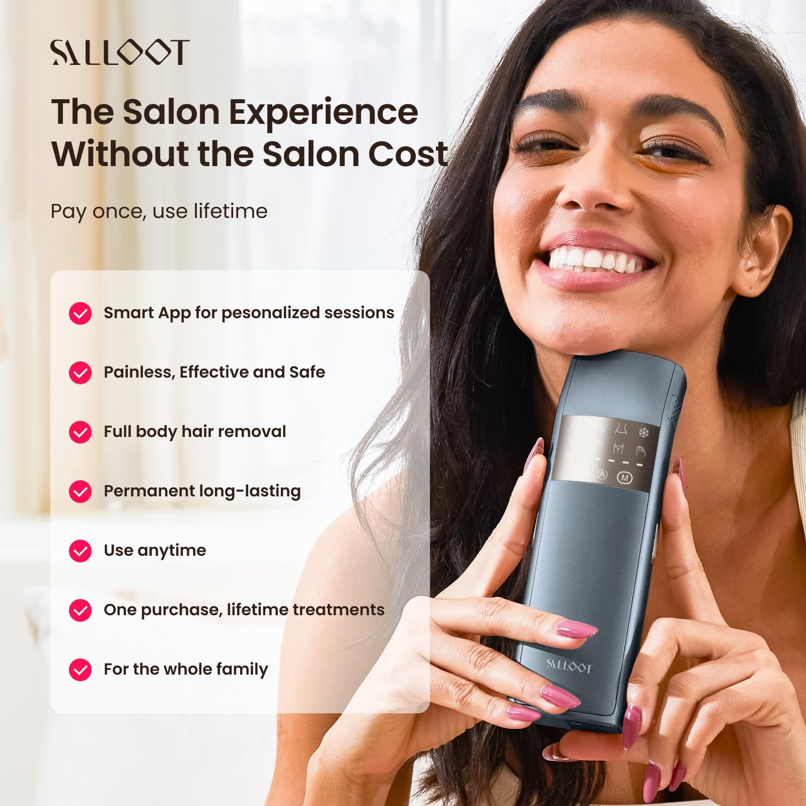 TRIPLE-Pulse IPL Laser Hair Removal Device for Women & Men - Comfort Sapphire 37°F Ice-Cooling Technology, Permanent At-Home Hair Removal - Trinity iGlow 10 (Navy Blue) | Perfect for Legs, Arms, Bikini Line & Facial Hair Removal
