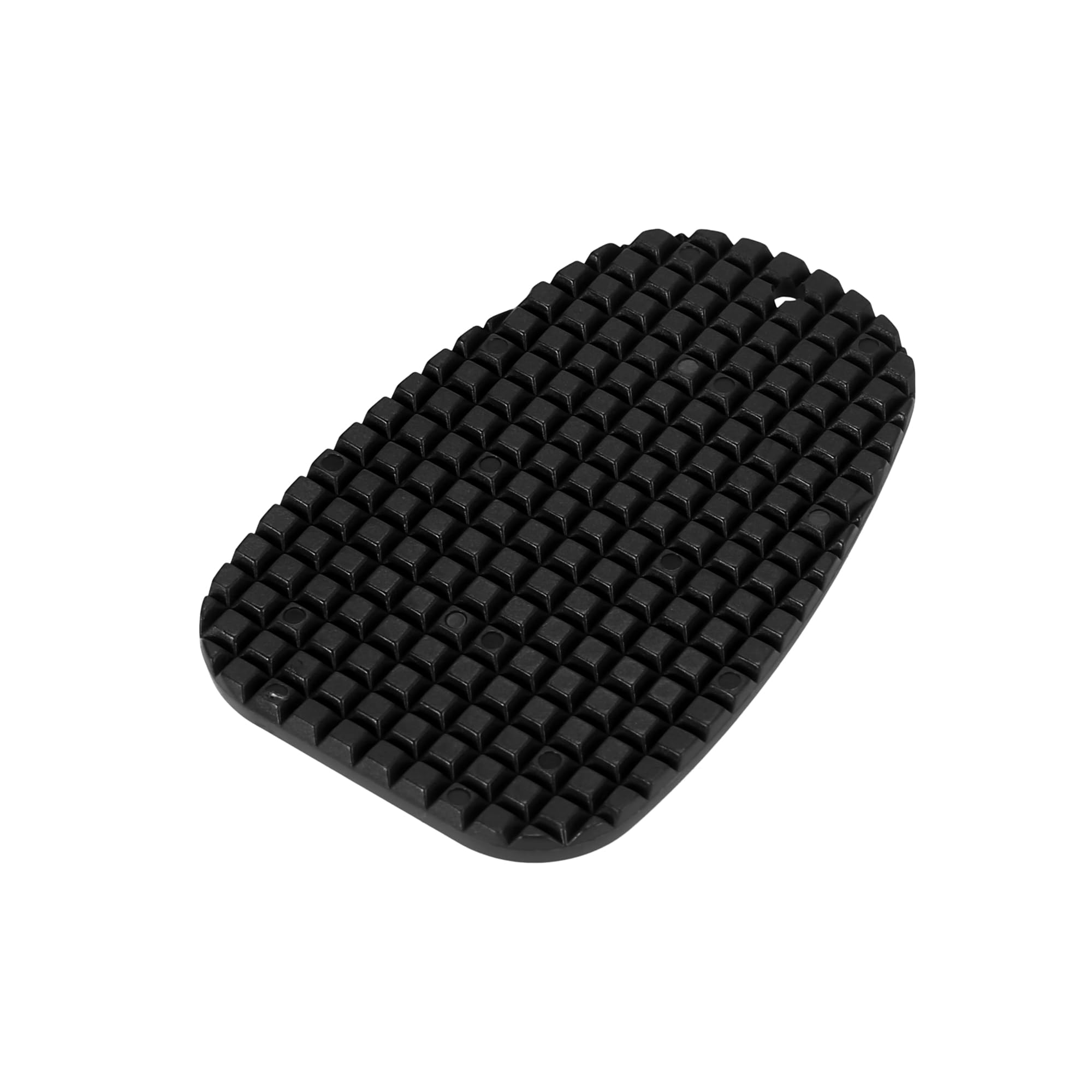 Motoforti 4pcs Motorcycle Kickstand Support Plate - Heavy Duty Parking Stand Pad for Dirt Bikes, Cruisers & ATVs - Prevents Sinking on Soft Ground (Black) - Ideal for Parking on Grass, Sand & Gravel