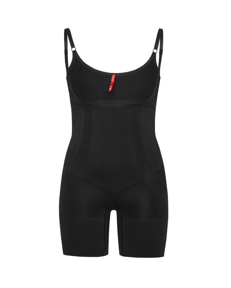 SPANX Sculpt™ OnCore Open Bust Mid Thigh Bodysuit - Shapewear for Women | Slimming Bodysuit for Tummy Control & Smoothing | Perfect Under Dresses for Work & Evening Out