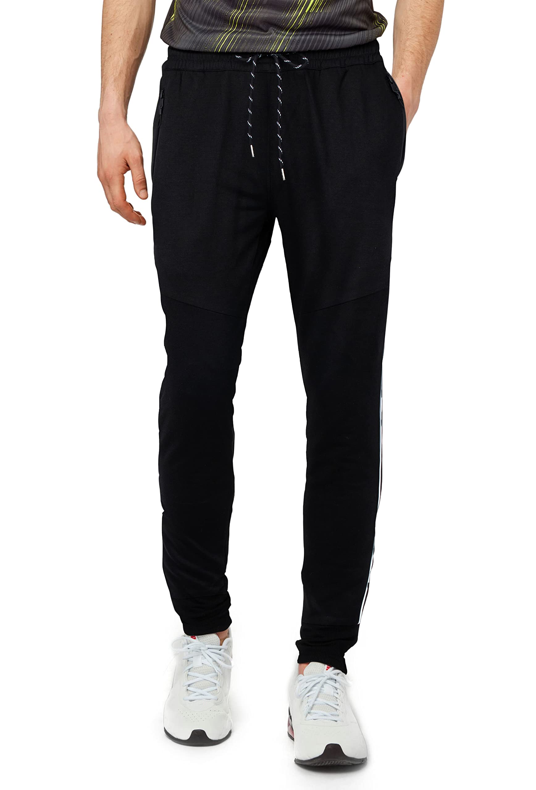CULTURA Sport Men's Active Jogger Pants - Elastic Waistband & Cuff, Breathable Athletic Sweatpants for Gym Workout, Running & Casual Wear | Lightweight Comfort for Training & Lounge
