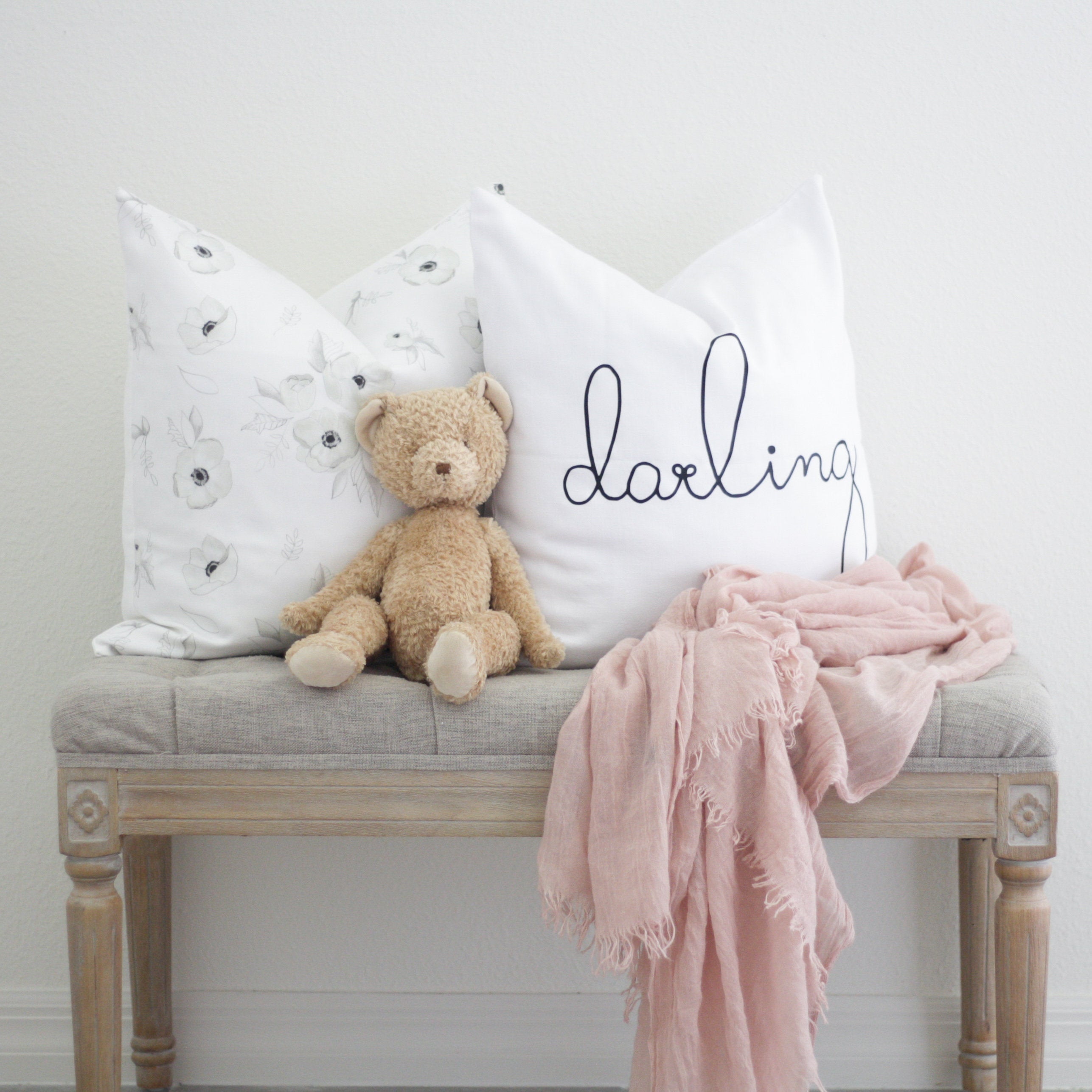 Premium Emmy Pillow Cover - Soft & Breathable Cotton Pillowcase for Home Decor, Bedroom, Living Room - Perfect for Sofas, Beds & Cozy Spaces