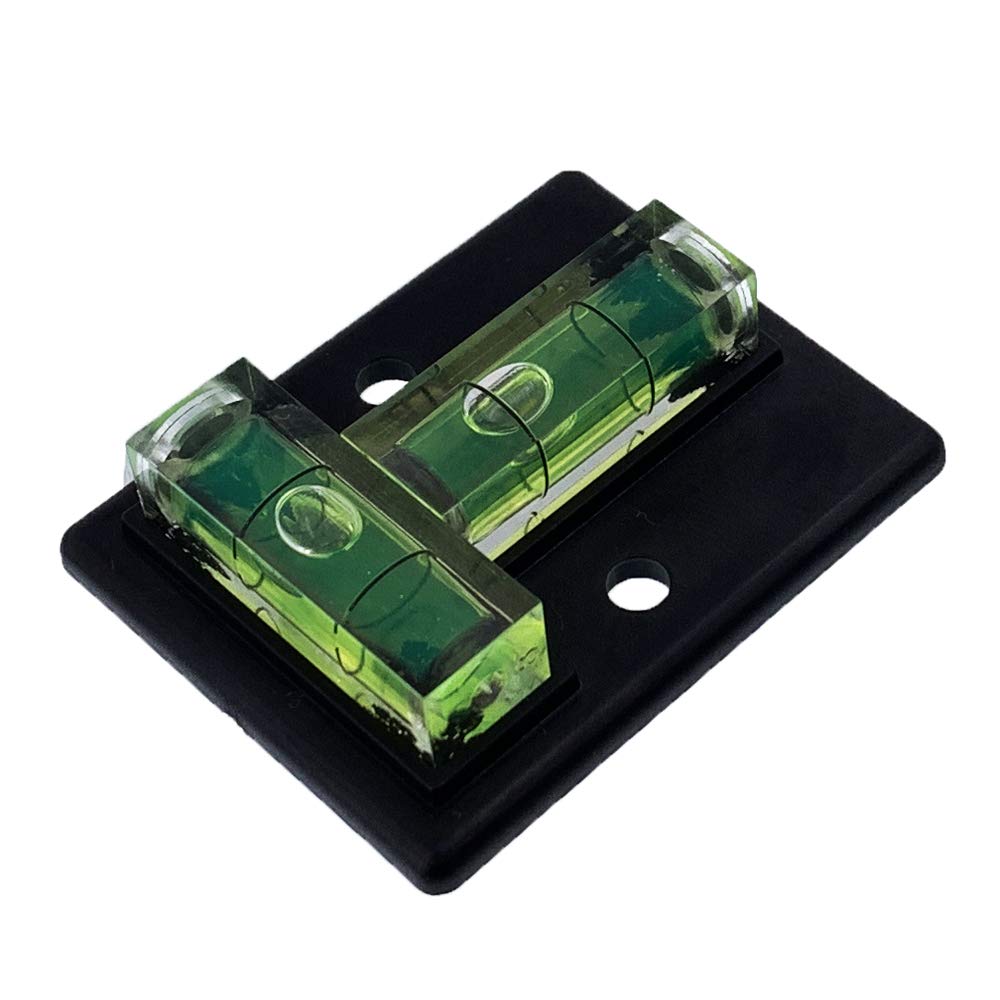 Magnetic Level Tool Set - 50x40mm Green Rectangular Bubble Level (2pcs) for GFNT Tools, Machinery, Shelves & Trailers - Perfect for Construction, Woodworking & DIY Projects