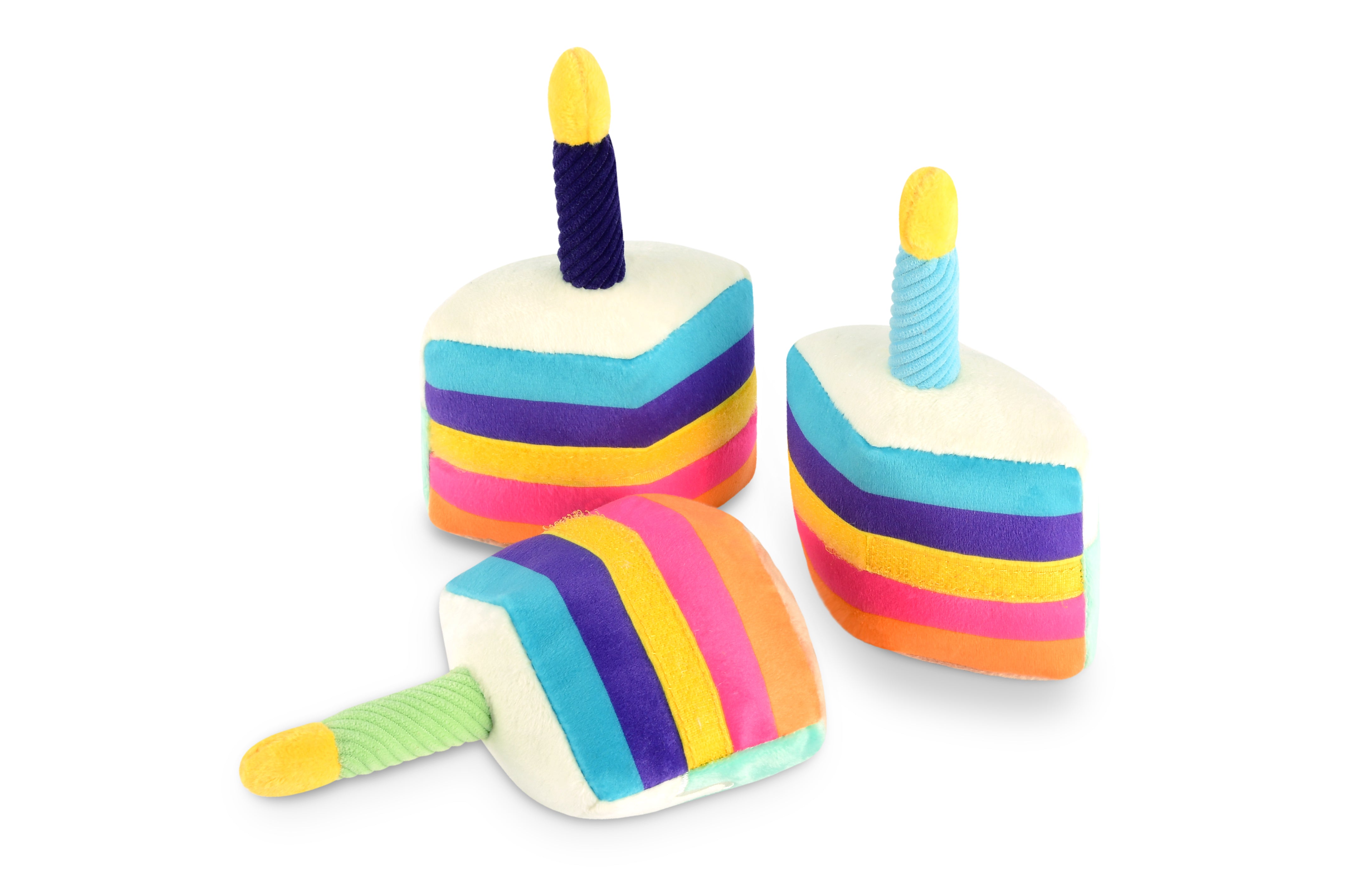 El Pastel Bone Appetit Dog Toy Plush Chew Toy for Small & Large Dogs | Pet P.L.A.Y. Party Time™ - Perfect for Birthday Celebrations, Playtime & Training Rewards