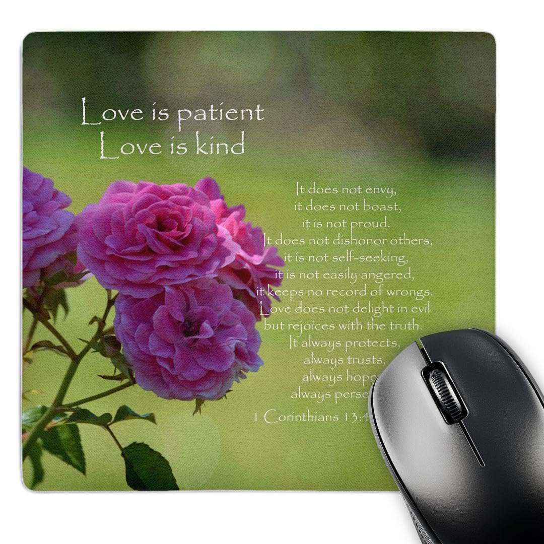 3D Rose Mouse Pad 8x8