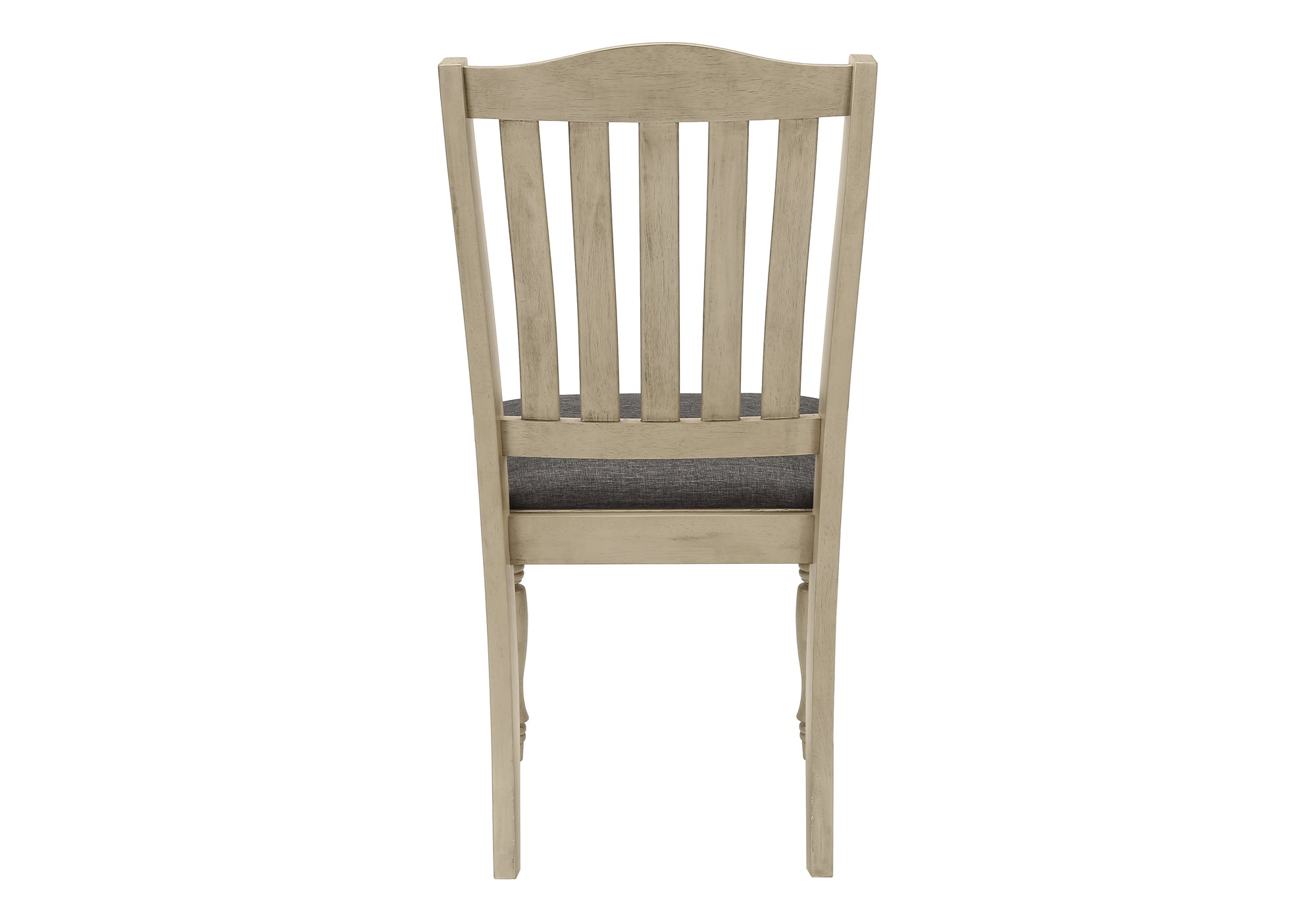 Antique Grey Upholstered Dining Chairs Set of 2 - 39