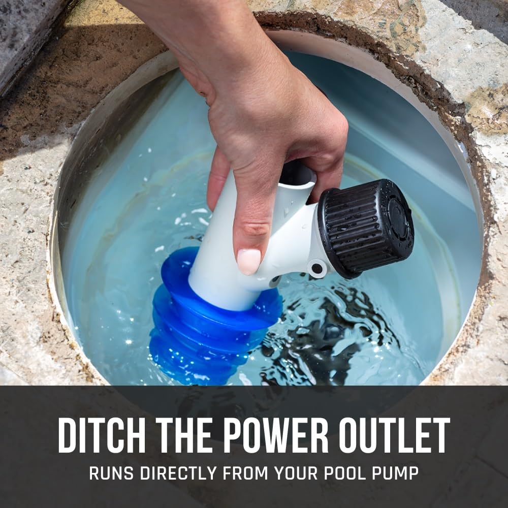 Hayward W3PVS40JST Automatic Pool Vacuum Cleaner for In-Ground Pools up to 20x40 ft - White | Suction Side Pool Cleaner | Ideal for Concrete, Vinyl & Fiberglass Pools | Easy Setup & Low Maintenance