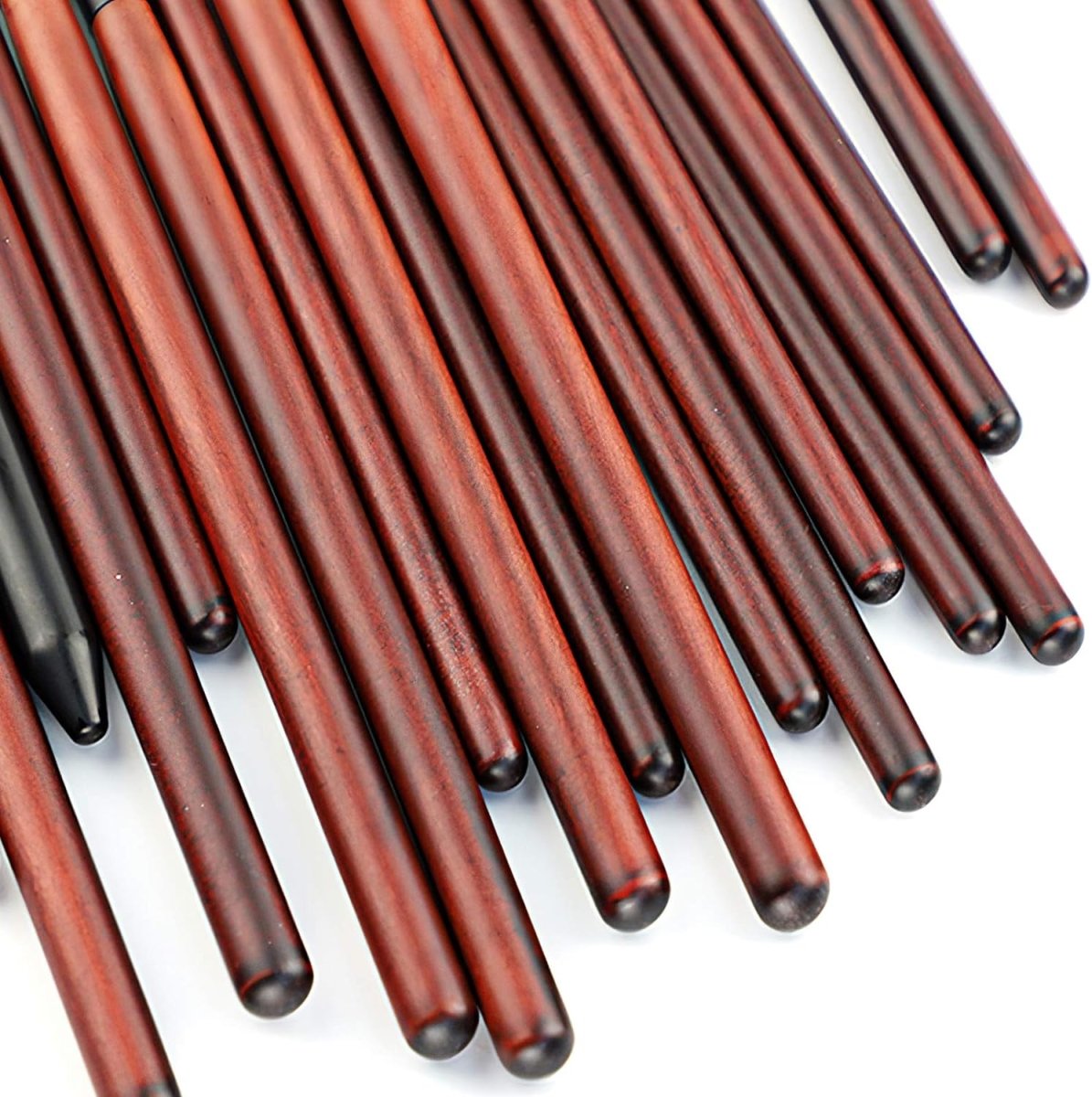 26pcs Professional Makeup Brush Set - Soft Real Animal Hair Bristles & Solid Wood Handles for Flawless Makeup Application - Perfect for Contouring, Blending, and Everyday Beauty Routine