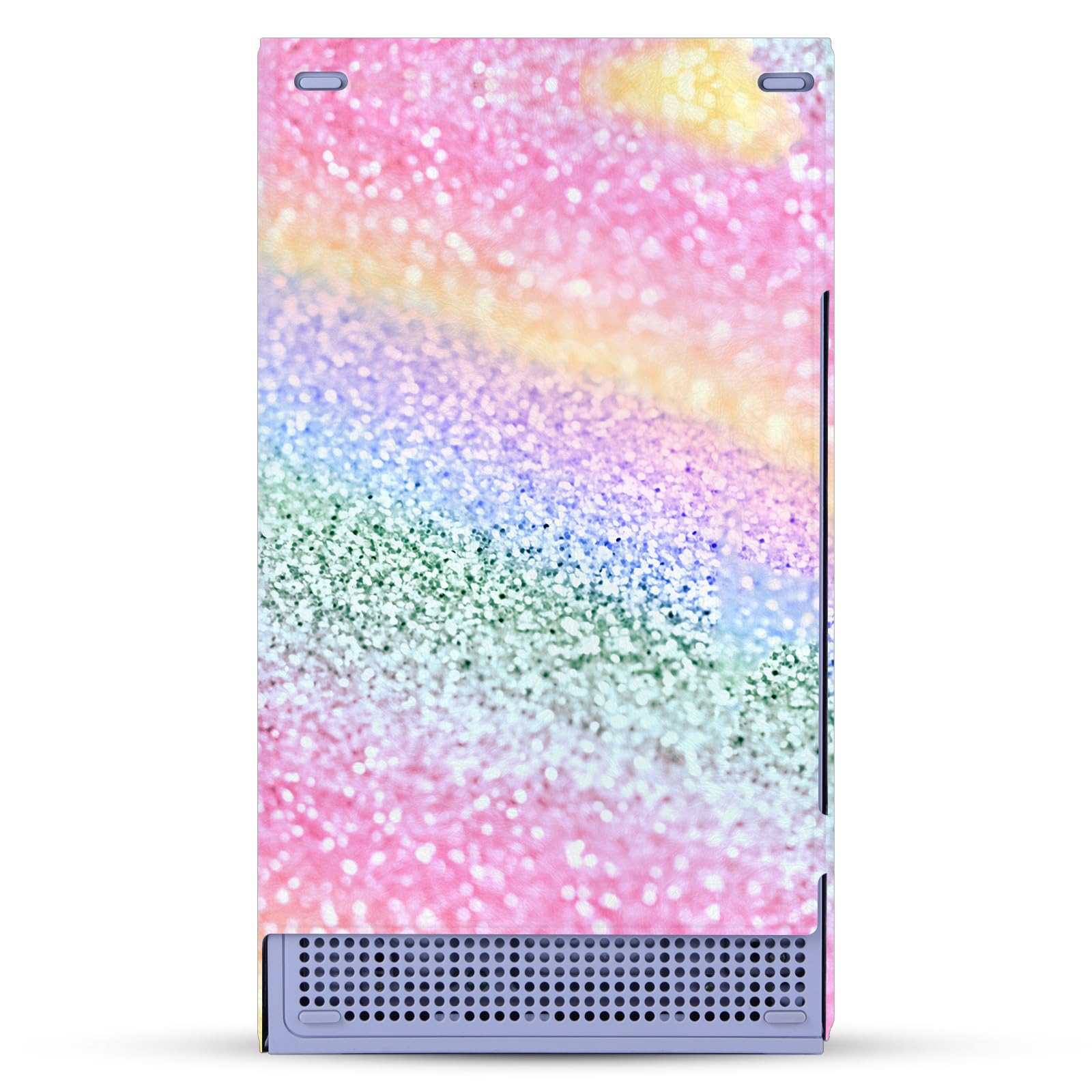 Official Licensed Monika Strigel Rainbow Unicorn Mix Art Gaming Console Skin Wrap Compatible with Xbox Series S - Vibrant Protective Cover for Gamers & Collectors