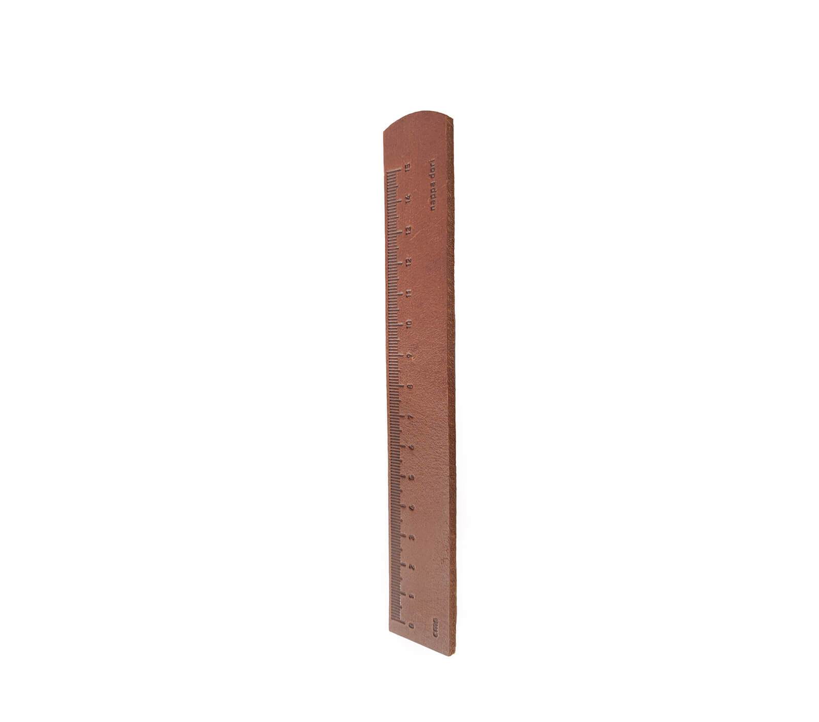 Premium Leather Ruler - 12 Inch/30cm Durable Measuring Tool for Sewing, Crafting & Office Use - Perfect for Tailors, Designers & DIY Projects