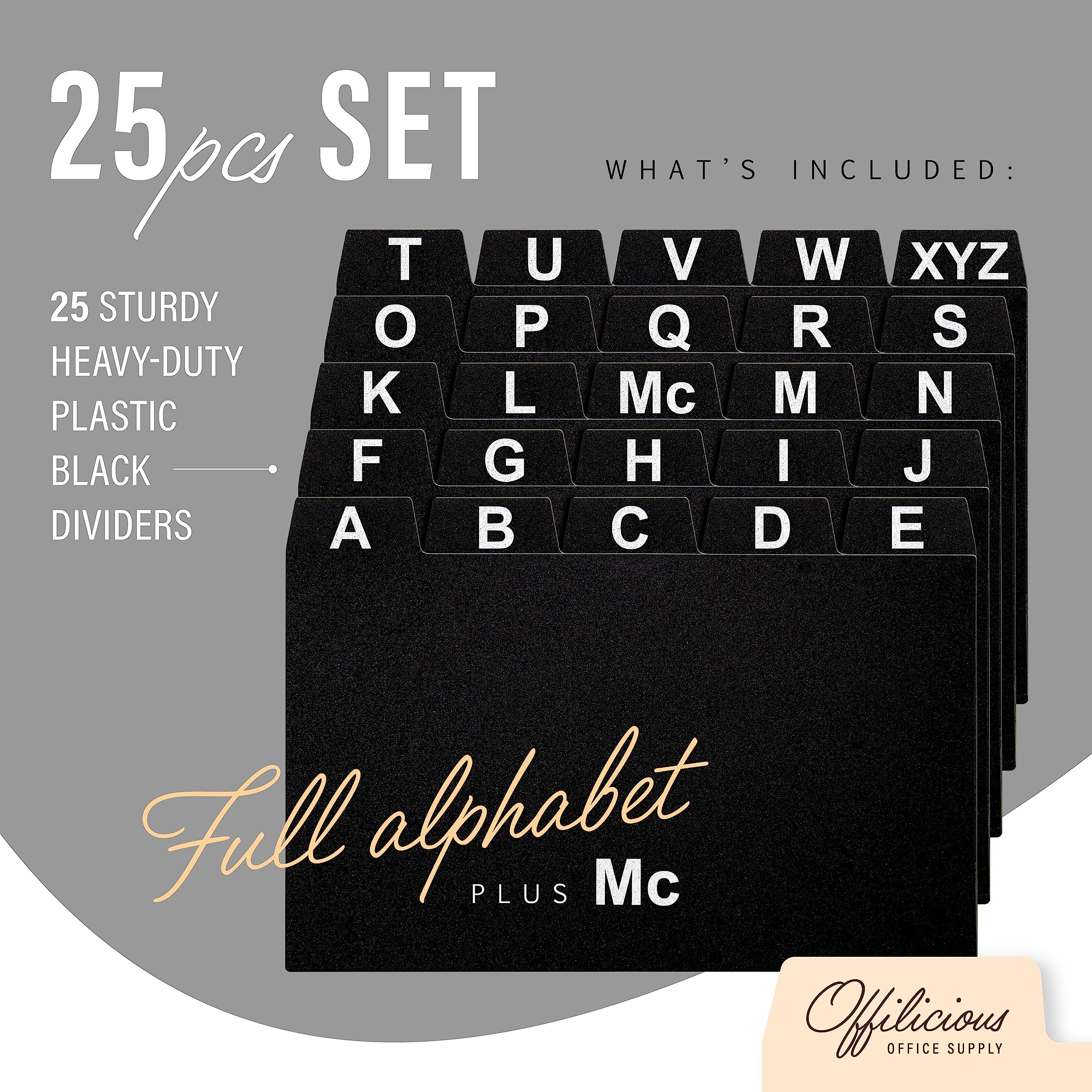 25 Black 3x5