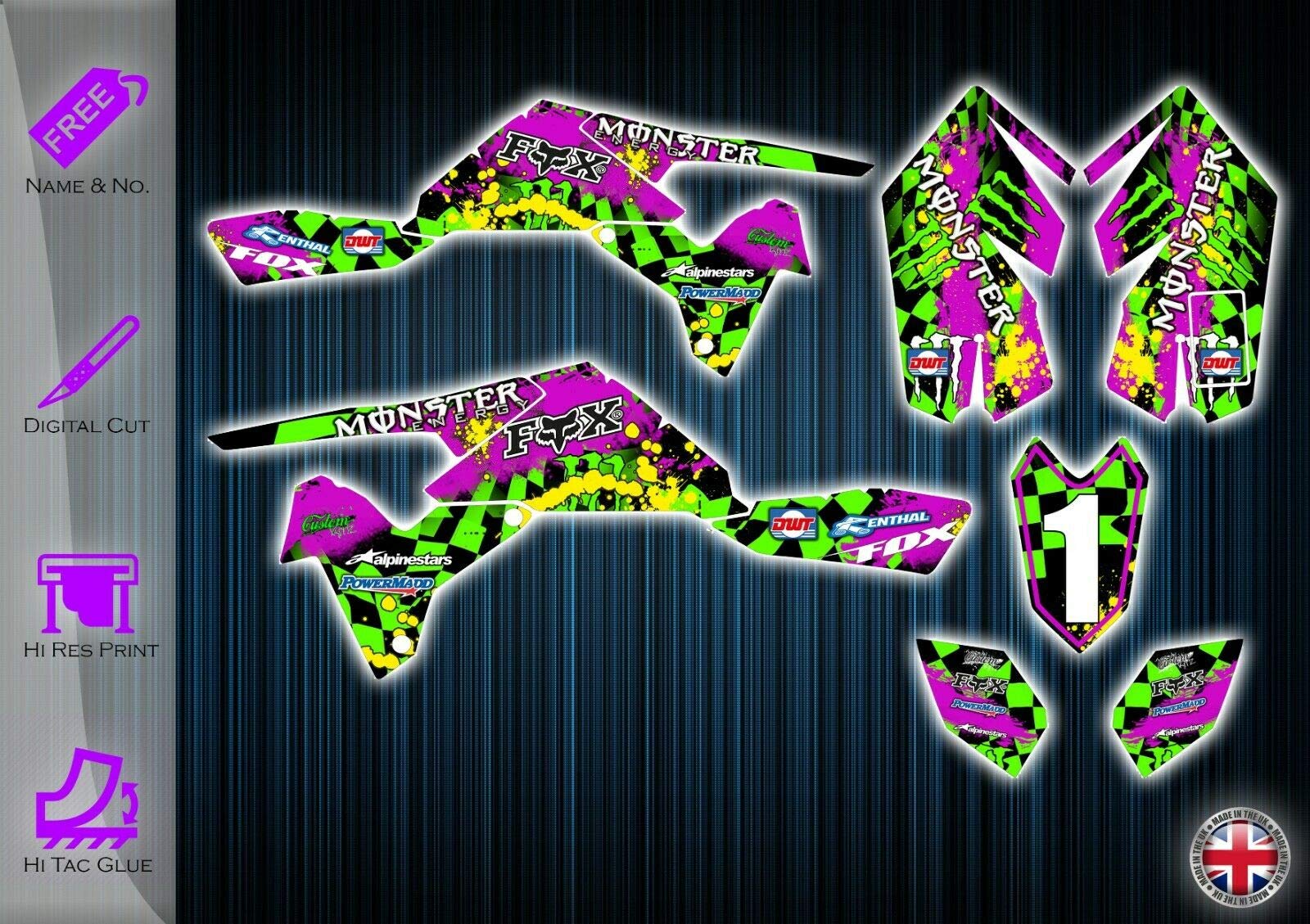 Suzuki LTR450 Stickers & Graphics Kit - High-Quality Decals for Suzuki LTR 450 ATV - Perfect for Customization, Racing & Off-Road Adventures