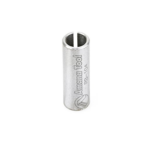 Amana Tool RB-104 High Precision Steel Router Collet Reducer - 8mm Outer Diameter x 6mm Inner Diameter for CNC, Woodworking & Metalworking Tools | Perfect for Router Bit Adapters & Precision Machining