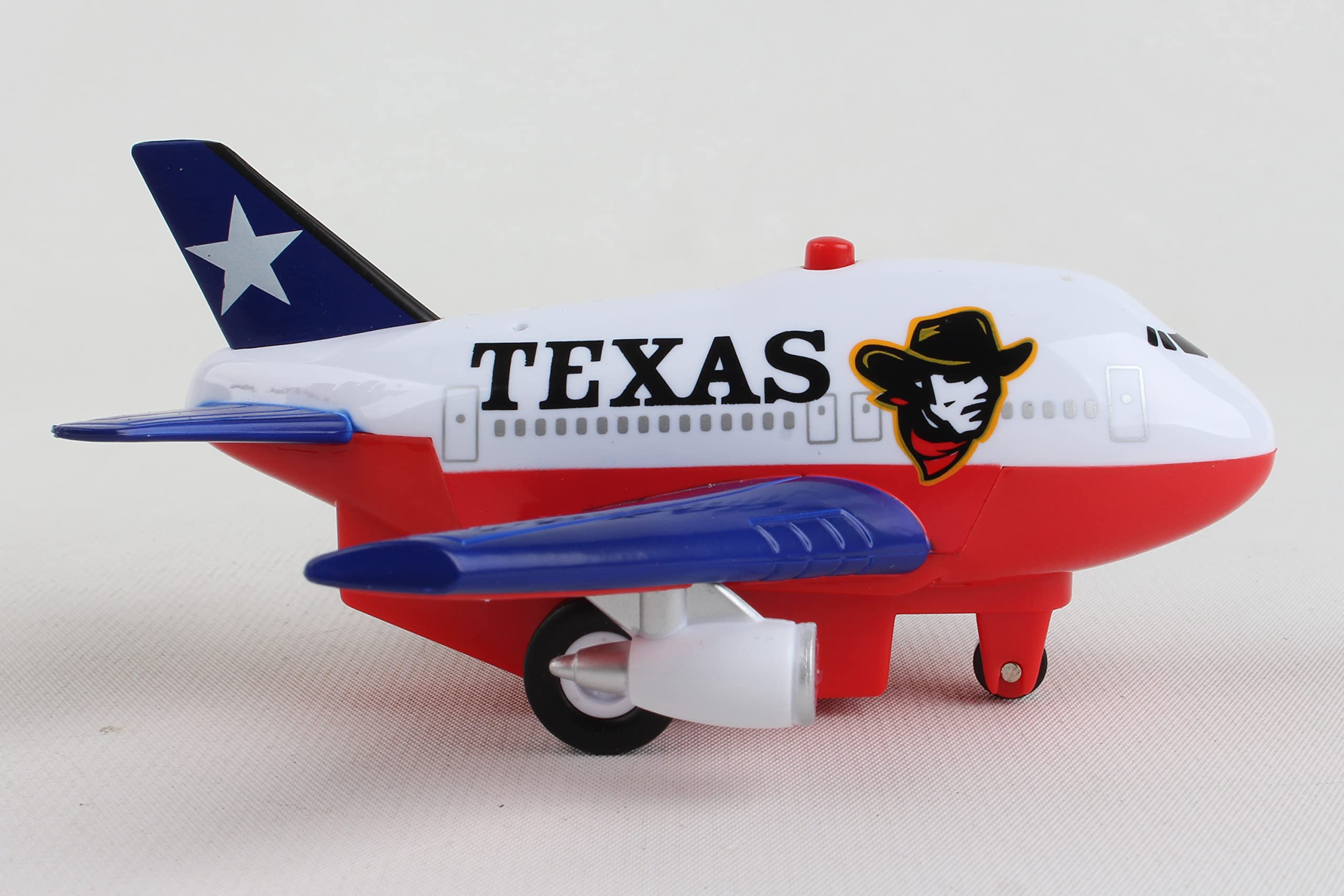 Daron Texas Pullback Toy Car with Lights and Sounds - Fun Interactive Vehicle for Kids, Great for Indoor Play and Birthday Gifts