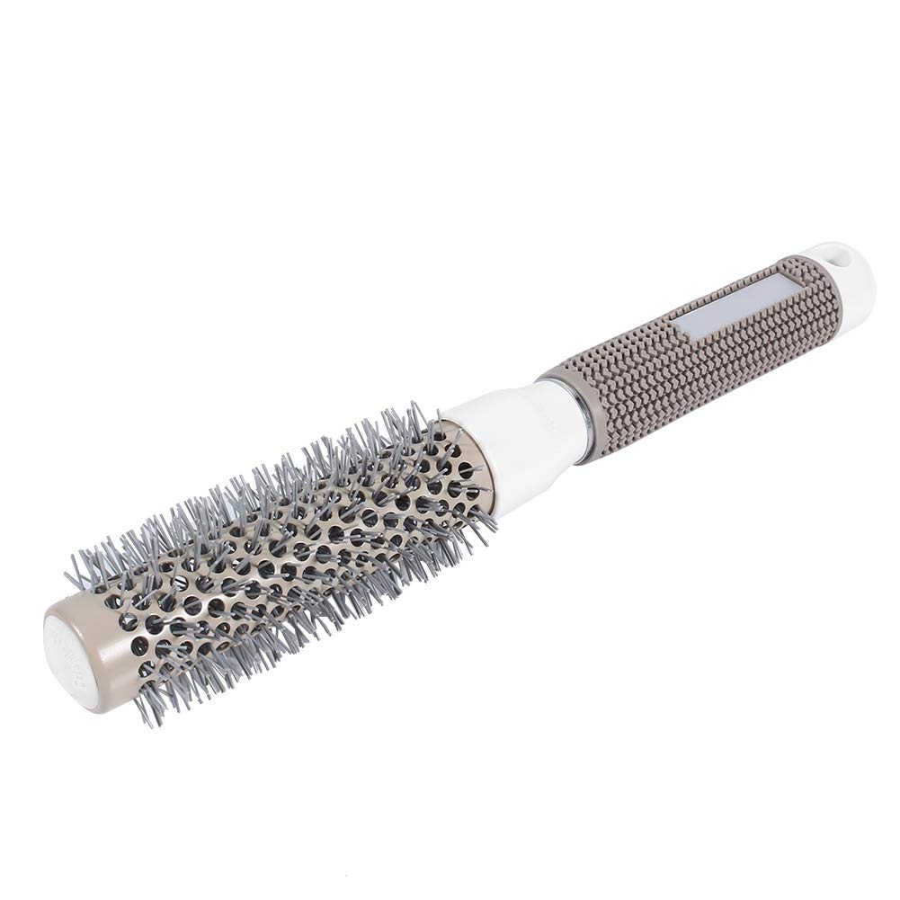 Ceramic Round Curling Iron Brush 32mm - Heat Resistant Styling Comb for Salon & Home Use - Perfect for Curling, Smoothing & Detangling Hair