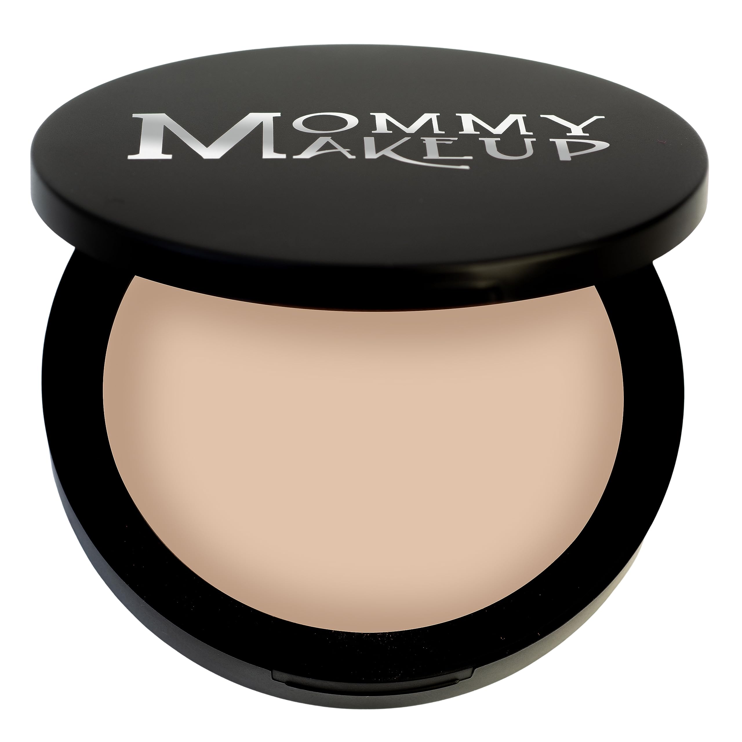 Mommy Makeup Mineral Dual Powder SPF15 [4-in-1 Pressed Mineral Foundation] 0.45 oz - Oil-Free, Talc-Free, Fragrance-Free, Paraben-Free - Natural Sun Protection & Lightweight Coverage for Everyday Wear